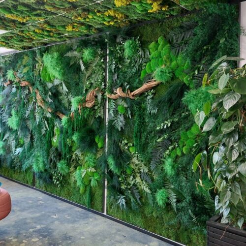 mur végétal en entreprise